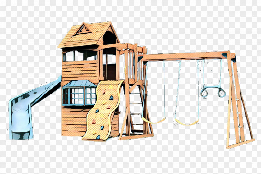 Recreation Wood Outdoor Play Equipment Swing Public Space Human Settlement Playground PNG