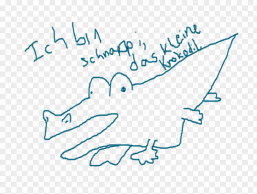Schnappi Mammal Calligraphy Clip Art PNG