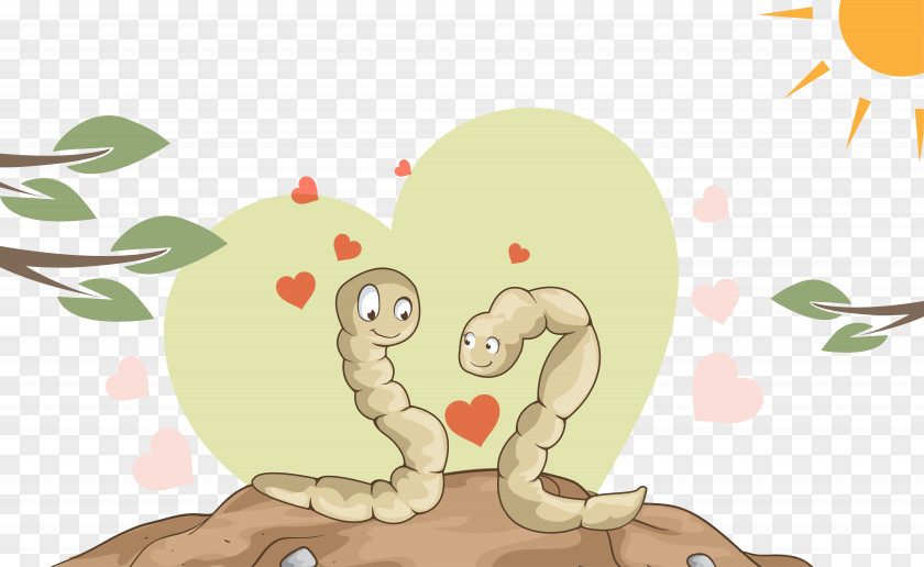 Vector Insects Earthworm Insect Illustration PNG