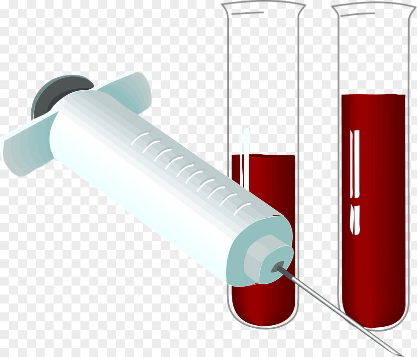 Chemical Bottle Blood Test Laboratory Tubes Clip Art PNG