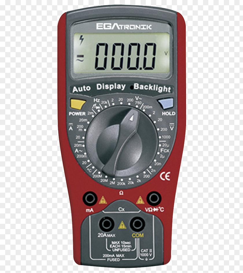 Ega Master Digital Multimeter Fluke Corporation Electric Potential Difference Avometer PNG