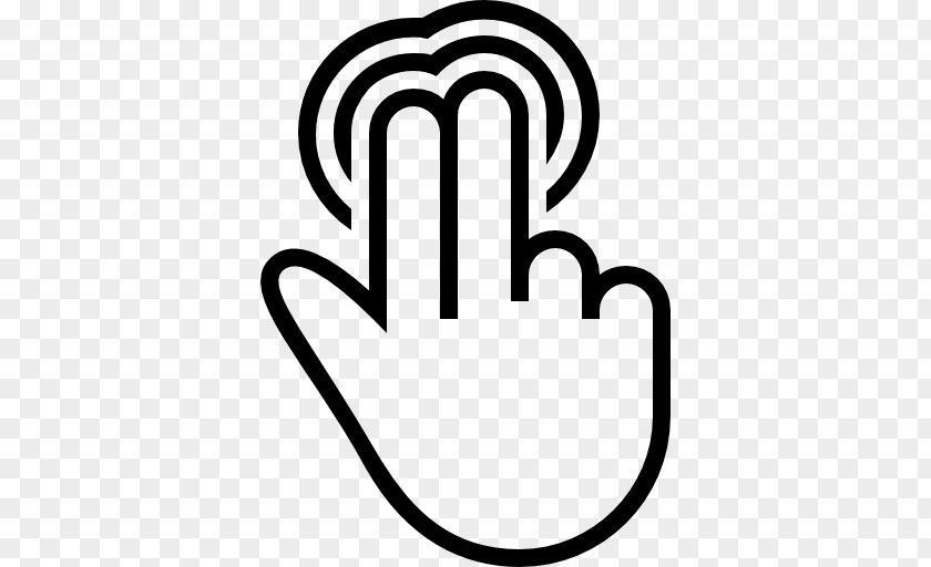Symbol Finger Touchscreen Hand PNG