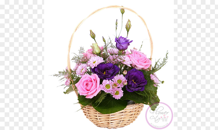 Flower Bouquet Cabbage Rose Floral Design Gift PNG