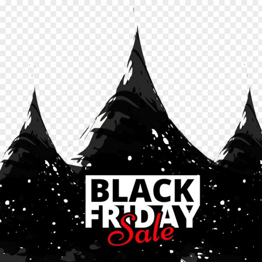 Black Friday Decorative Pattern Sales Poster Advertising PNG