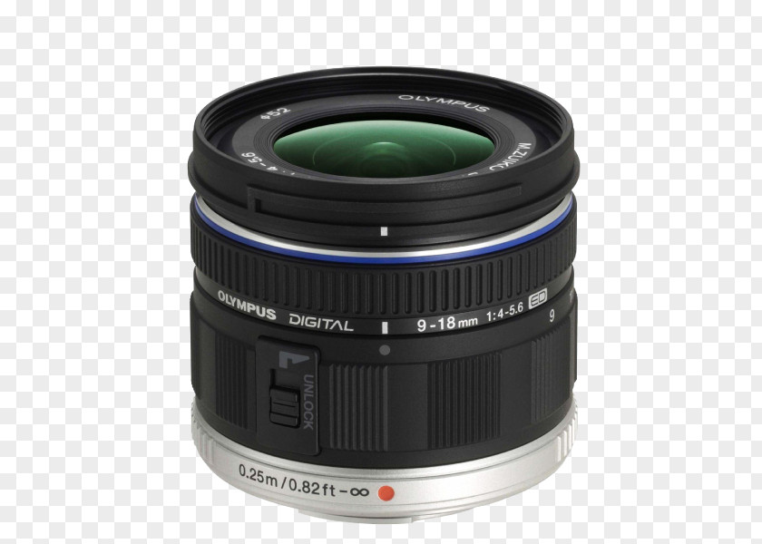 Camera Lens Micro Four Thirds System Olympus M.Zuiko Digital ED 9-18mm F/4-5.6 PNG