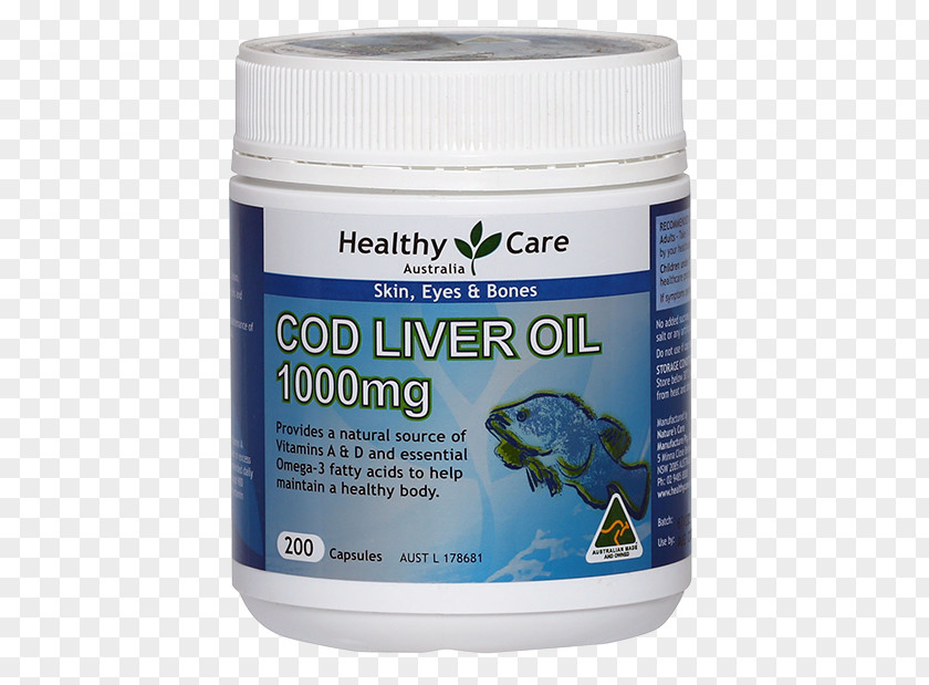 Healthy Oil Dietary Supplement Fish Cod Liver Vitamin Health PNG