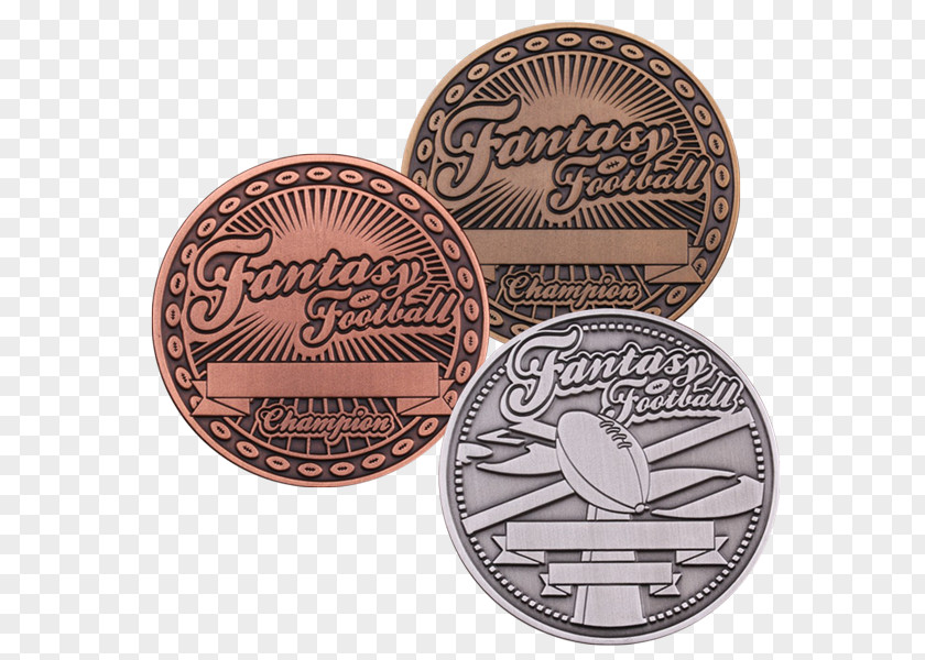 Coin Medal American Football Fantasy Trophy PNG