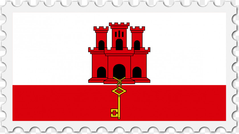 Flag Rock Of Gibraltar British Overseas Territories National PNG
