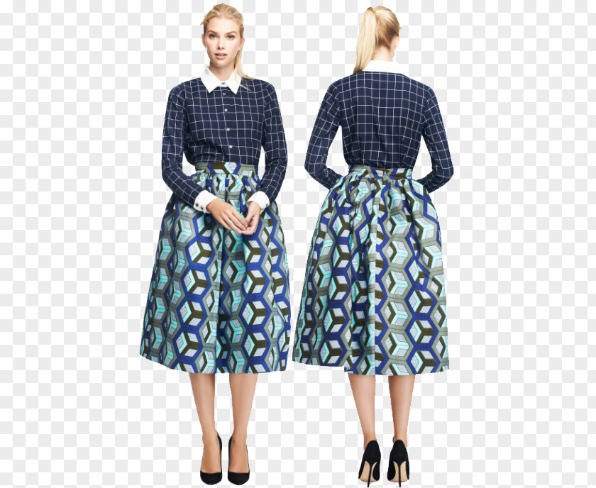 Geometric Print Africa Skirt Fashion Woven Fabric Pattern PNG