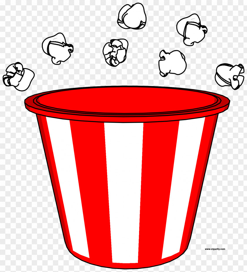 Popcorn Bucket Clip Art Drawing Image Illustration PNG