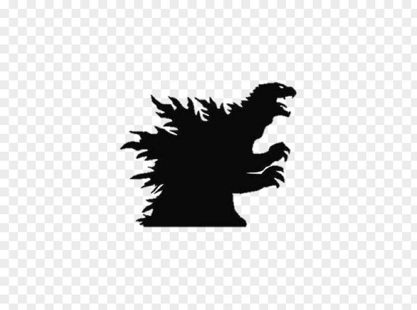 Silhouette Monster Godzilla Wall Decal Sticker PNG