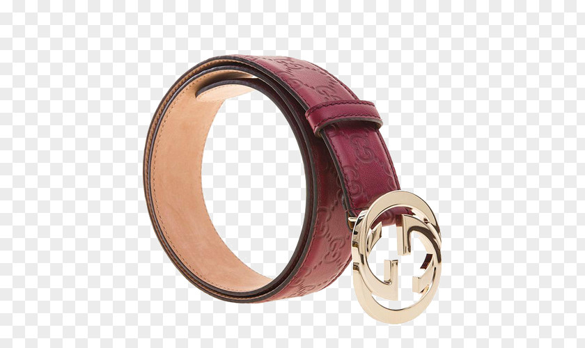 GUCCI Leather Classic Double G Plate Buckle Belt Gucci PNG