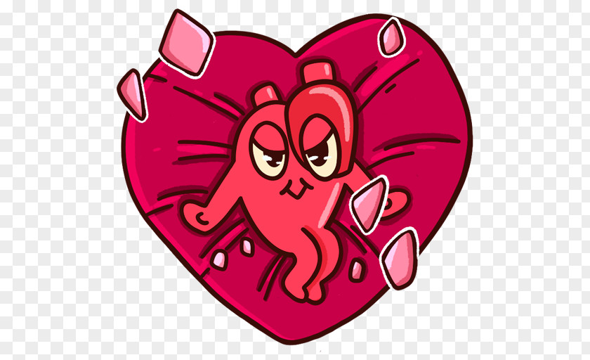 Heart And Brain: An Awkward Yeti Collection Sticker Telegram PNG