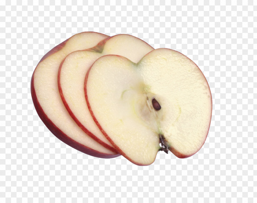 Apple Slices Fruit Cherry PNG