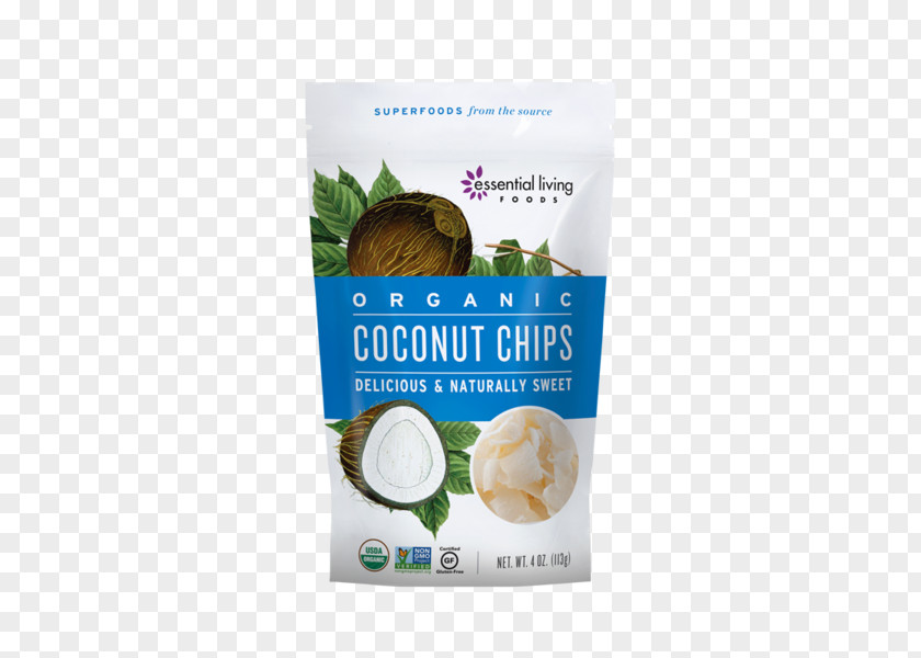 Coconut Chips Organic Food Superfood Flavor Cocoa Solids PNG