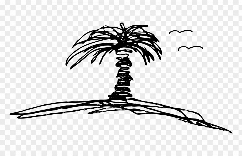 Island Black And White Photography Clip Art PNG