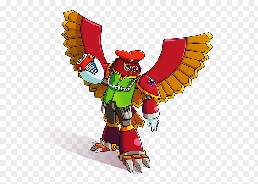 Mega Man X4 Owl PNG