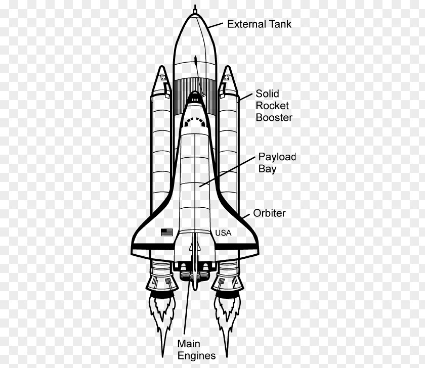 Schematic Diagram Space Shuttle Program Drawing Challenger Disaster PNG