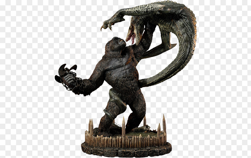 Skull Island King Kong Web Crawler Legendary Entertainment V. Rex Statue PNG