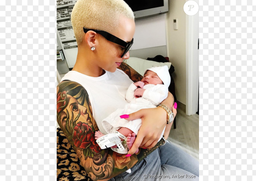 Amber Rose Rob Kardashian & Chyna Baby Special Infant Child PNG
