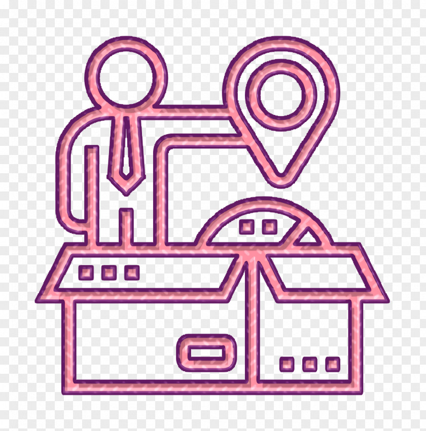Business Strategy Icon Shipping And Delivery Products PNG