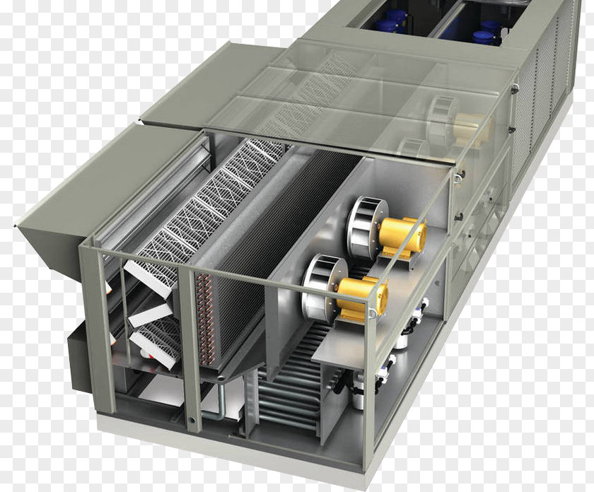 Chilled Water Air Handler HVAC Trane Machine Innovent PNG