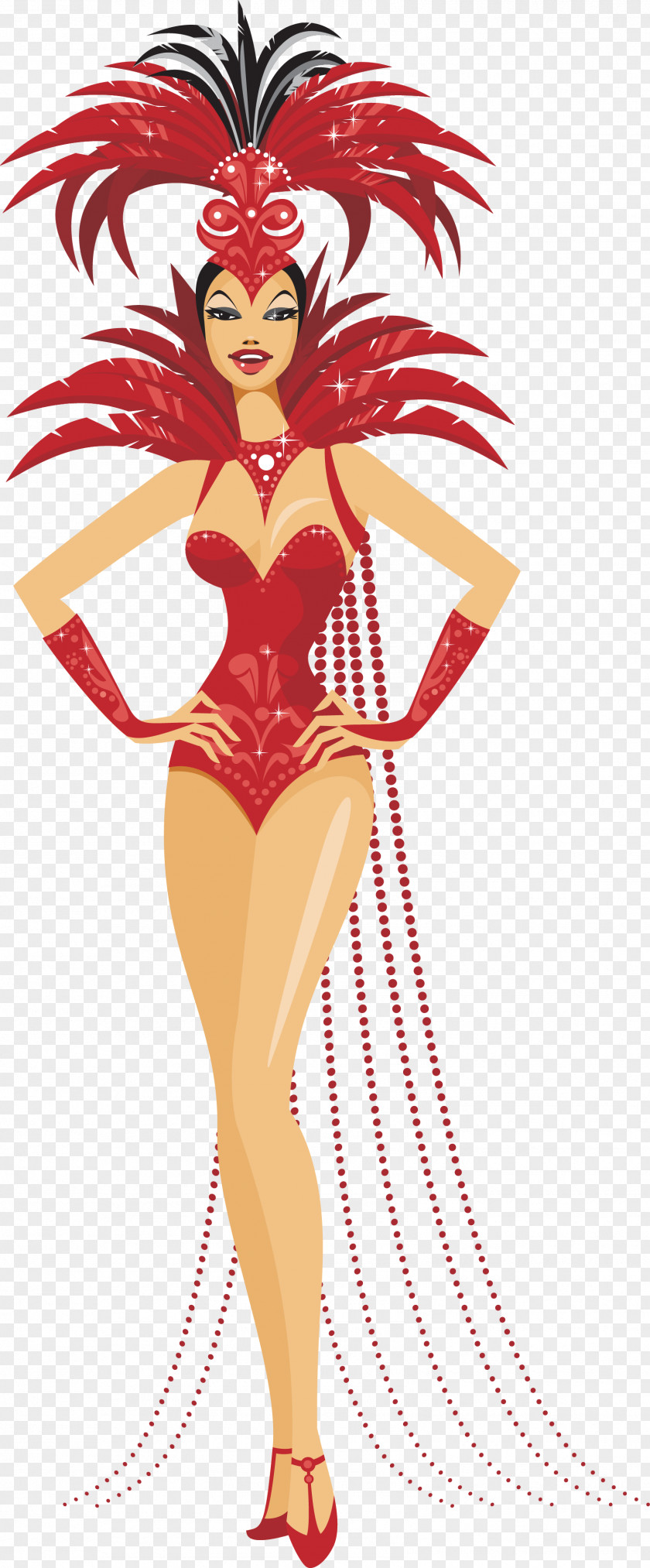 Girls Moulin Rouge Las Vegas Showgirl Dance PNG