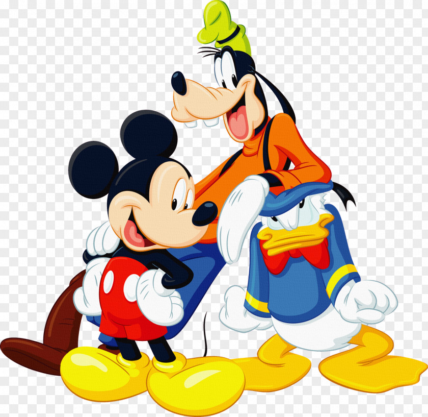 Mickey Minnie Mouse Goofy Donald Duck Pluto PNG