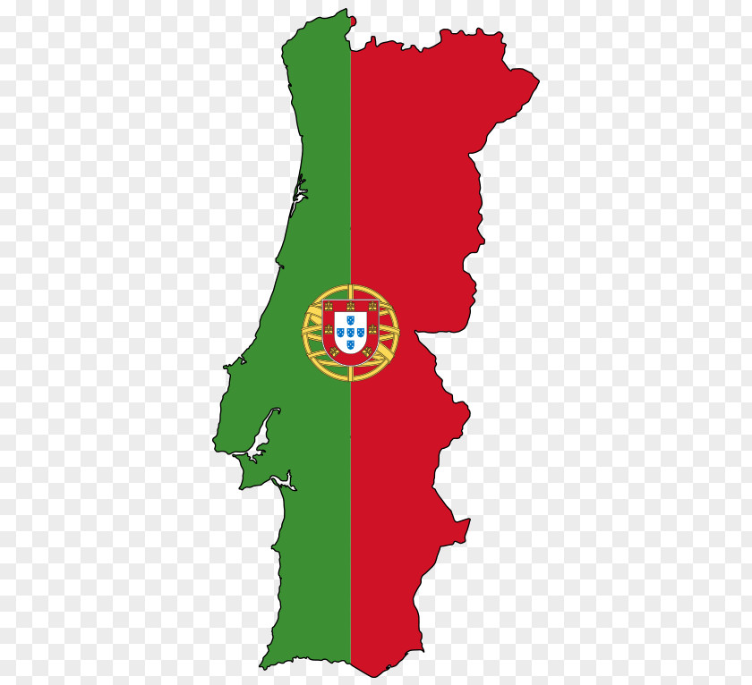Portugal Map Flag Of Blank PNG
