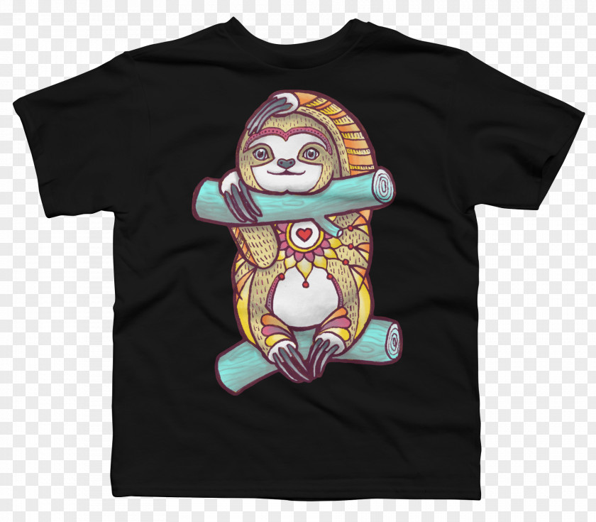 Sloth T-shirt Hoodie Sleeve Clothing PNG