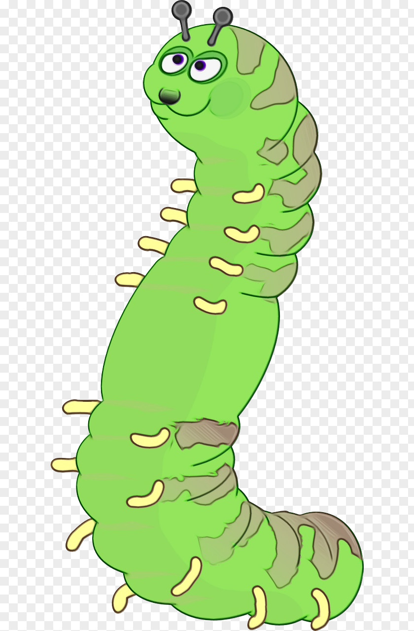 Tail Fictional Character Green Cartoon Clip Art Caterpillar Crocodile PNG