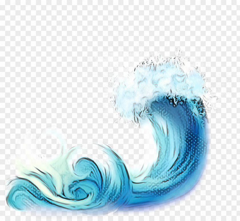 Aqua Turquoise Water Font Wind Wave PNG