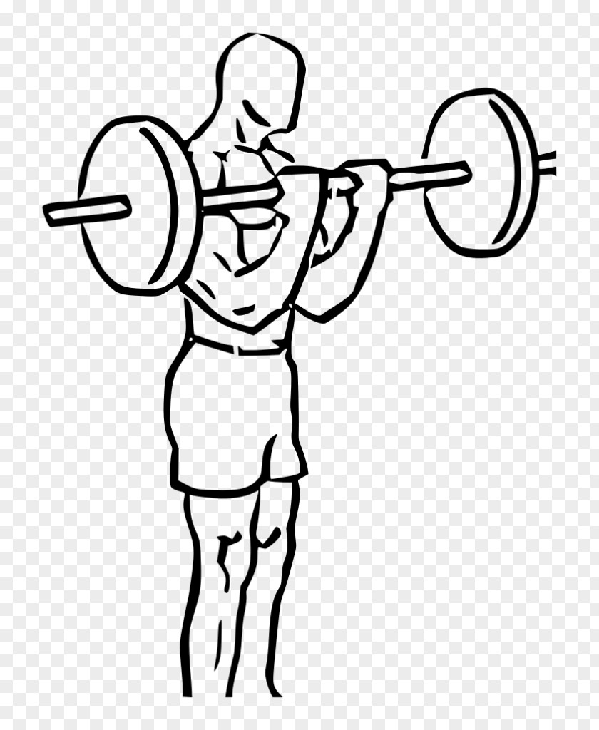 Barbell Thumb Biceps Curl Deadlift Exercise PNG