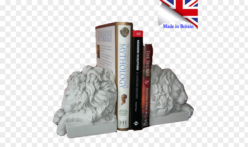 Lion Sleeping Lions Chatsworth House Bookend Sculpture PNG