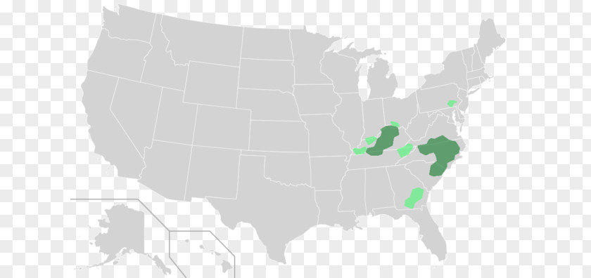 Map Gall–Peters Projection Upland South Midwestern United States Mercator PNG