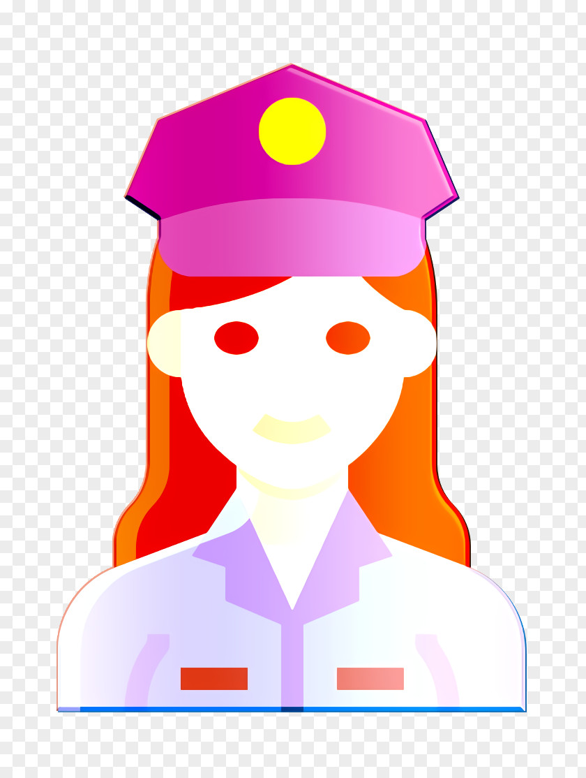 Occupation Woman Icon Police Officer Cop PNG