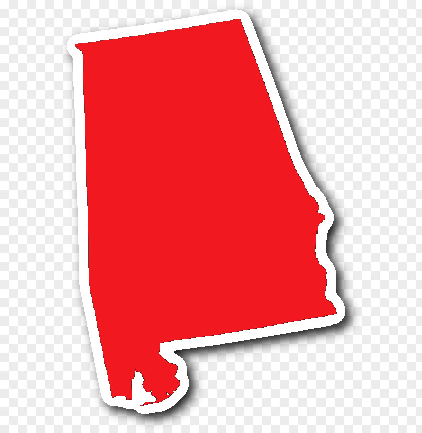 Red Alabama Flag Cartoon PNG