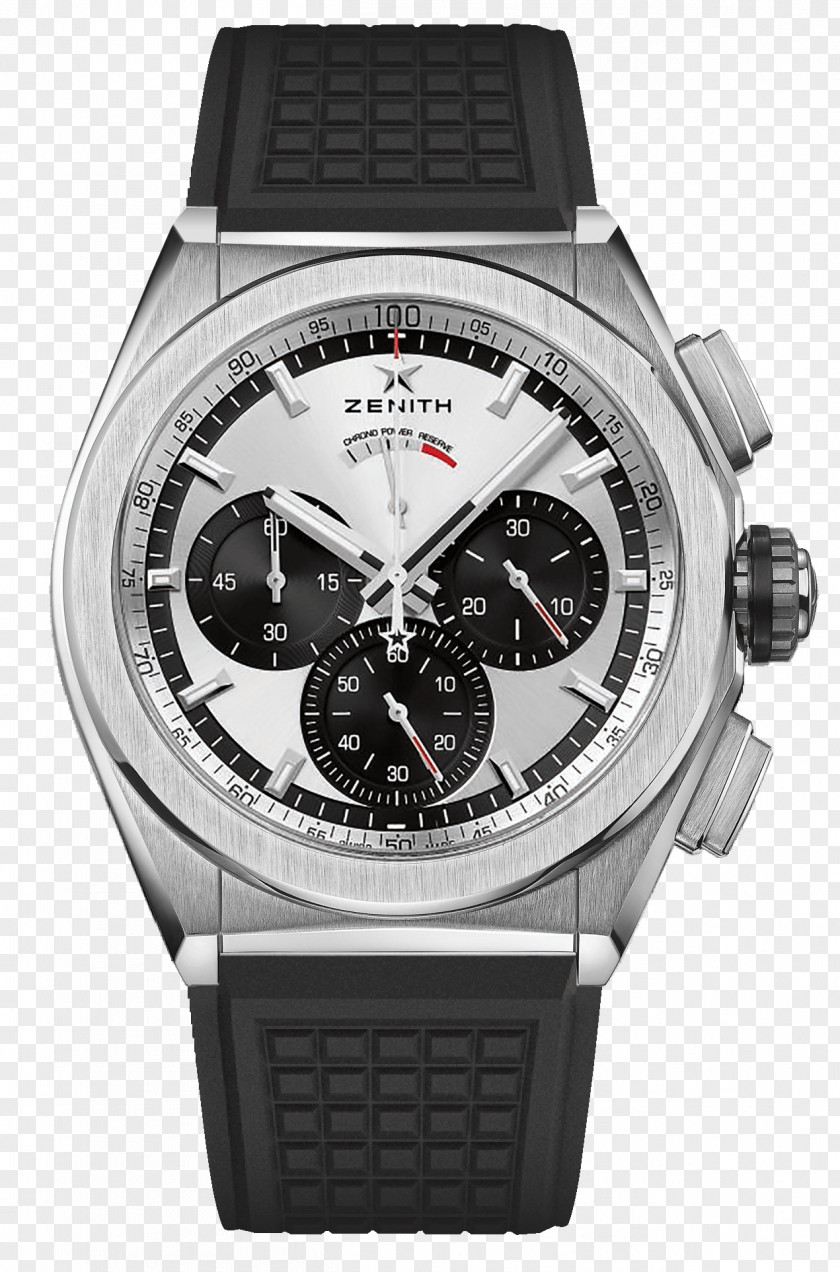 Watch Zenith Chronograph Bracelet Strap PNG