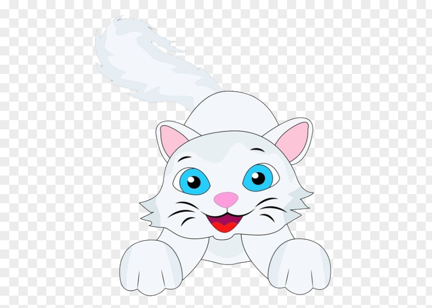 White Cat Nose Dog Kitten Clip Art PNG