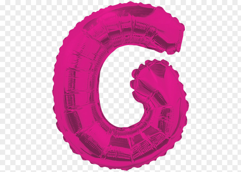 Balloon Toy Letter G Foil PNG