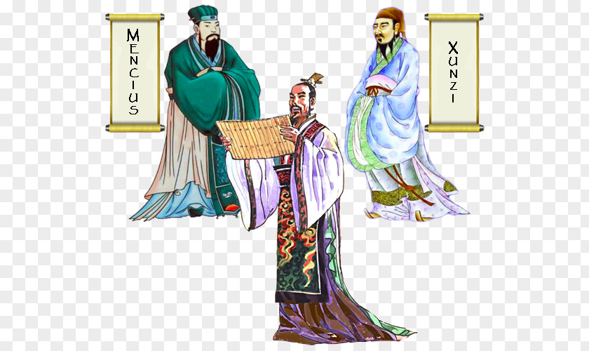 Confucius And Mencius Religion Neo-Confucianism Xunzi Taoism PNG