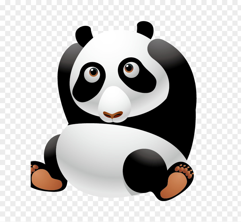 Giant Panda Cartoon Cuteness Clip Art PNG