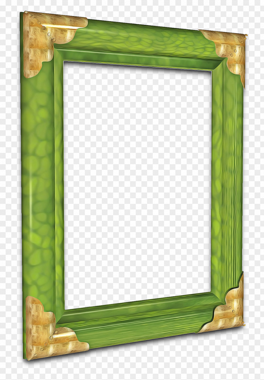 Mirror Interior Design Background Green Frame PNG
