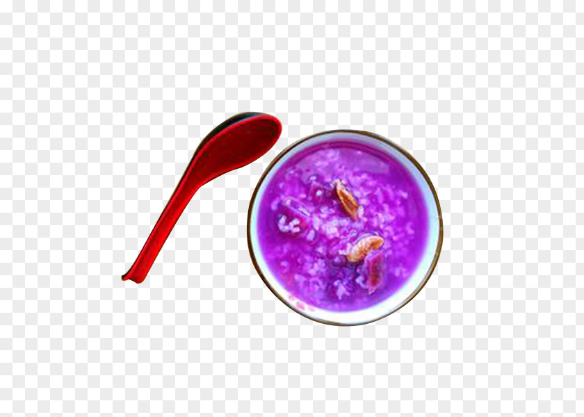 Purple Sweet Potato Porridge Congee Dioscorea Alata PNG