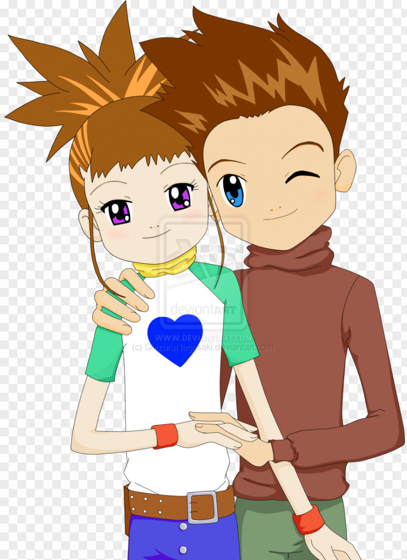 Digimon Ryo Akiyama Rika Nonaka Art Takato Matsuki PNG