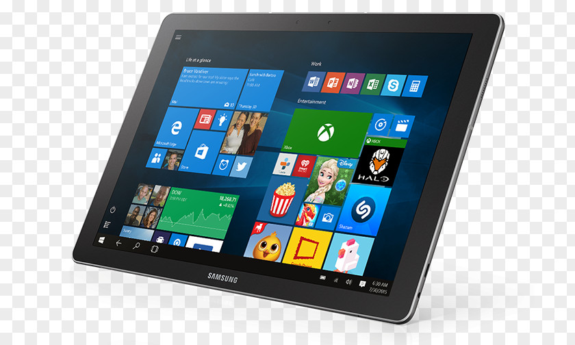 Laptop Samsung Galaxy TabPro S 2-in-1 PC Tab Series PNG