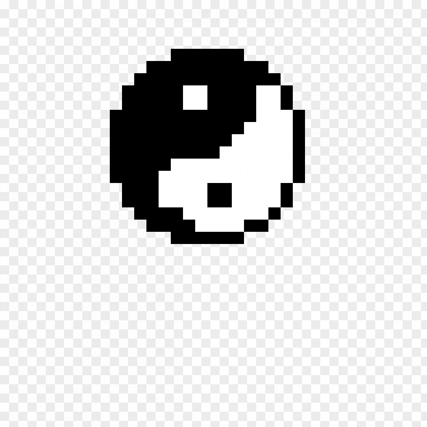 Minecraft Pixel Art Xbox One Yin And Yang PNG