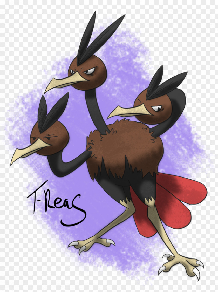 Pokemon Dodrio Pokémon Drawing PNG