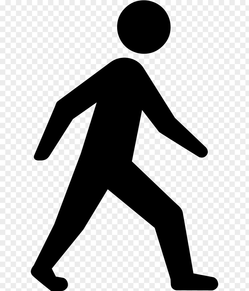 Silhouette Walking Clip Art PNG