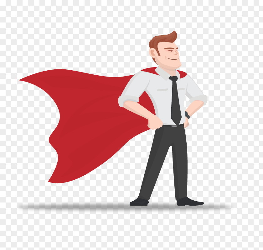 Vector Business Superman Hero Fathers Day Son PNG